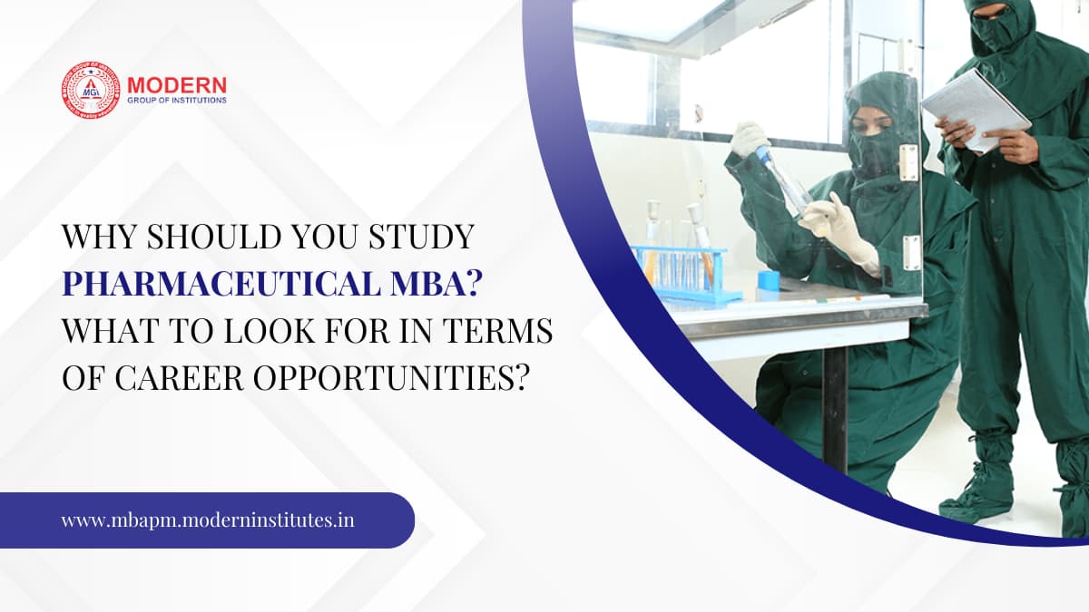 Why Should You Study Pharmaceutical MBA?